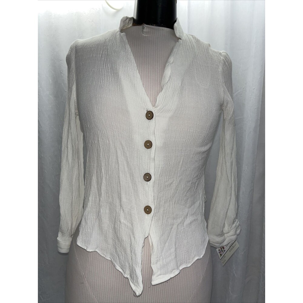 Hello Molly Women's Crop Top White Size 2